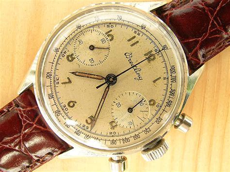 Breitling chronograph with Venus movement 1951